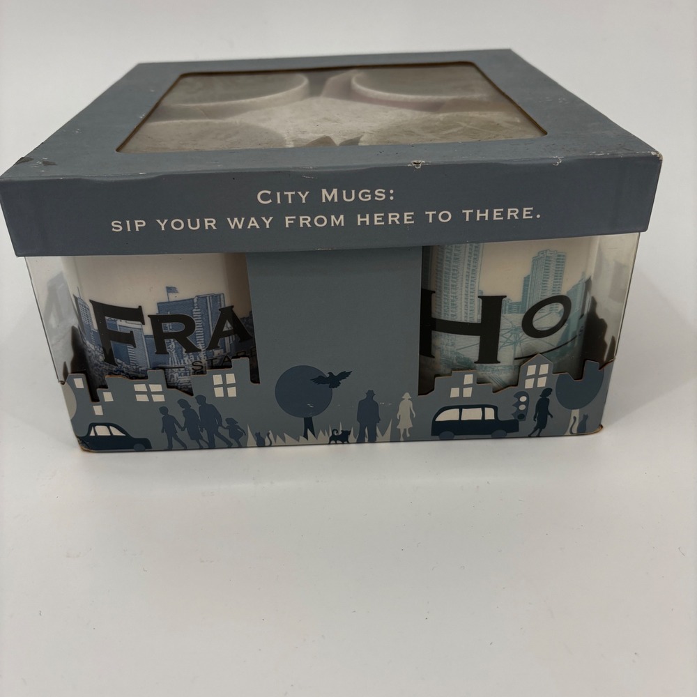 Starbucks City Mugs Set Unisex 4-Pack‎ Multicolor Honolulu Seattle SF Vegas New